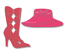 Funky Fashion Stencils - Pink DJ5