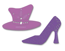 Funky Fashion Stencils - Purple DJ5