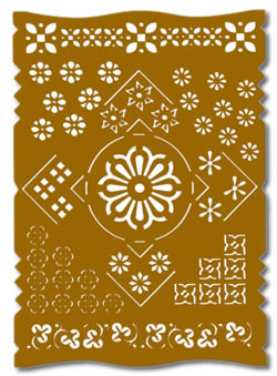 Designed For You Stencil - Rectangle DF4