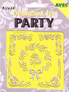 Designed For Party Stencil - Rose DF5