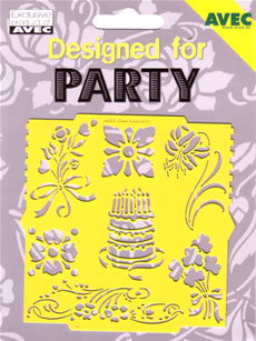 Designed For Party Stencil - Cake DF5