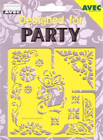 Designed For Party Stencil - Present DF5