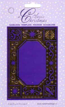 Classic Chrismas Template - Embossing & Embroidery DJ6