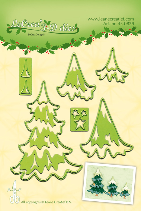 Lea-bilities Cutting and Embossing Die - Christmas Trees (71)