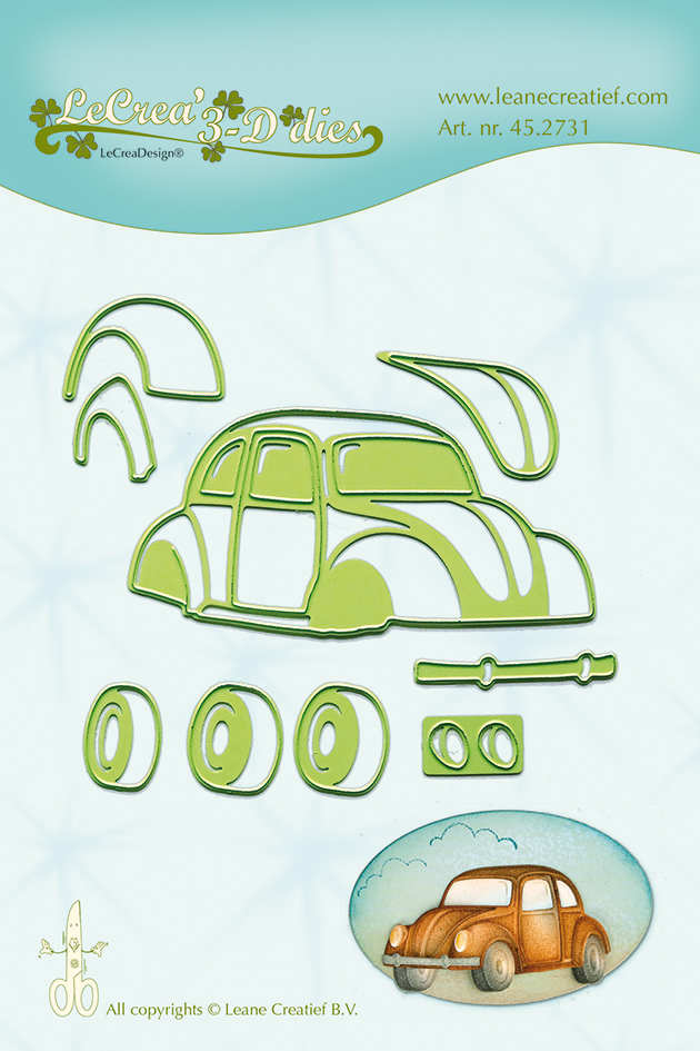 Lea-bilities Cutting and Embossing Die - Car Beetle