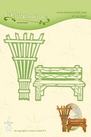 Lea-bilities Cutting and Embossing Die - Garden Bench & Trellis Lea-bilities Cutting and Embossing Die - Garden Bench & Trellis