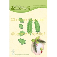 Lea-bilities Cutting and Embossing Die - Holly & Pine Branches Small