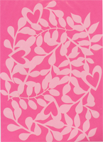 25% OFF SHOW TIME OFFER Pronty Mask Stencil  A4 Heart with leaves