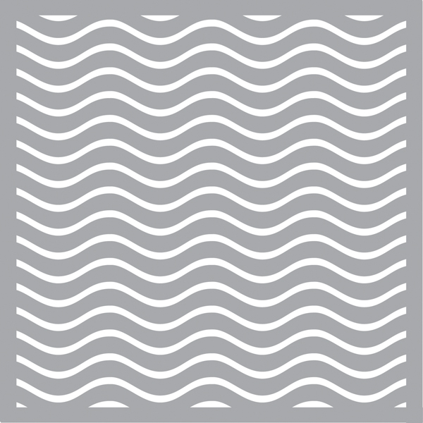 25% OFF SHOW TIME OFFER Pronty Mask Stencil - Wave 150x150mm