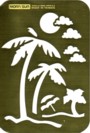 Brass Embossing Stencil (M) DT7 Brass Embossing Stencil (M) DT7