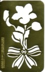 Brass Embossing Stencil (S) DT6 Brass Embossing Stencil (S) DT6