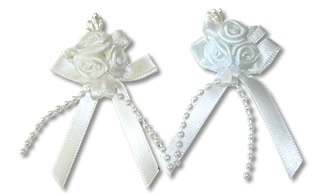 Ribbon - Rose Bows & Pearls (20)