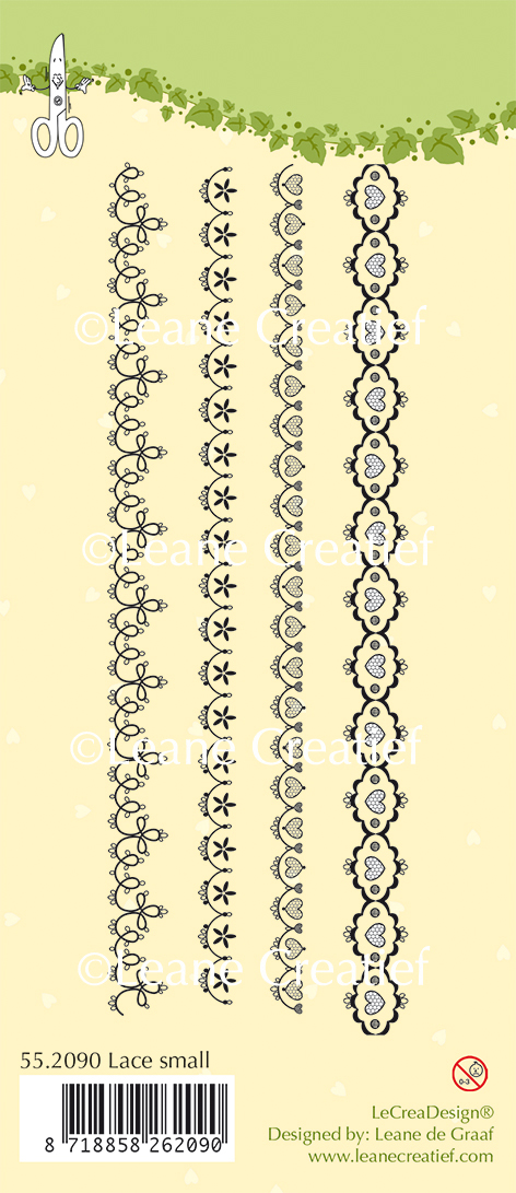 75% OFF Leane Creatief Clear Stamp - Lace Small