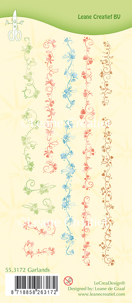 75% OFF Leane Creatief Clear Stamp - Garlands