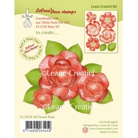 75% OFF LeCrea'Deco Stamps - 3D Flower Rose