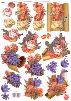 3D Glitter Sheets - Flowers (Shelf: 6/Top)