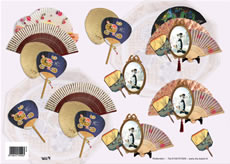 Chinese Embossed 3D - Fans (Shelf: 19)