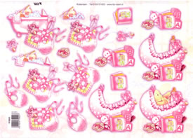 3D Glitter Sheets - Baby Pink (Shelf: 32/Top)