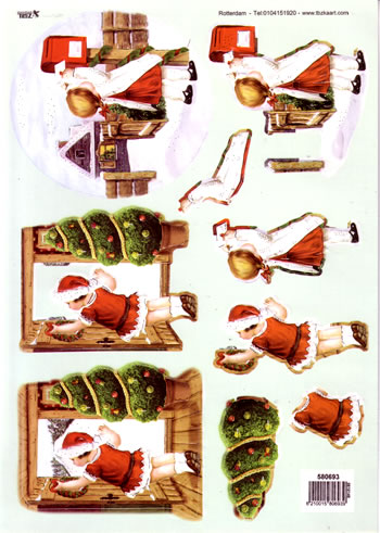 Christmas 3D Die Cut Sheet (Shelf: 58)