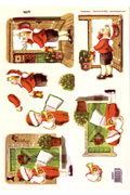 Christmas 3D Die Cut Sheet (Shelf: 59)