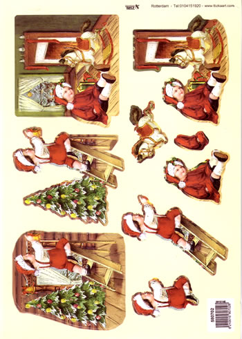 Christmas 3D Die Cut Sheet (Shelf: 59)