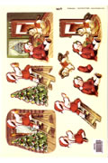 Christmas 3D Die Cut Sheet (Shelf: 59)