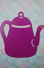 CLEARANCE Joy Crafts Cutting & Embossing Stencil - Coffee Pot Large