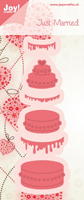 50% OFF  Joy Crafts Cutting & Embossing Stencil - Just Married