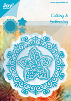 50% OFF  Joy Crafts Cutting & Embossing Stenci (3pcs) - Circle with Flower