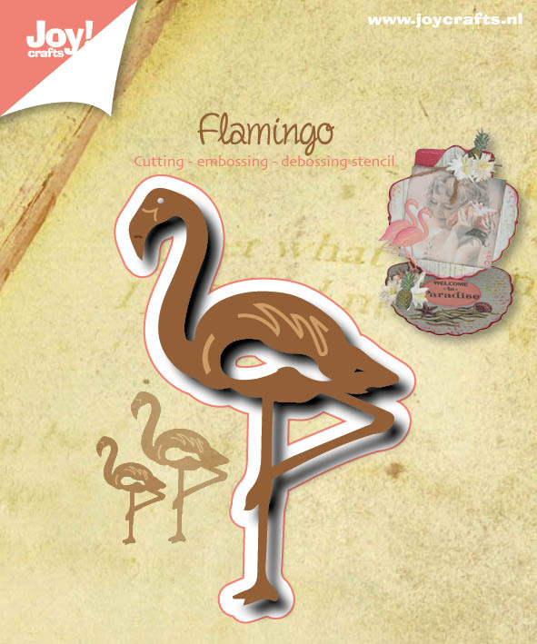 50% OFF  Joy Craft Cutting Embossing and Debossing Stencil - Flamingo