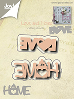 50% OFF  Joy Craft Cutting Stencils - Love Home