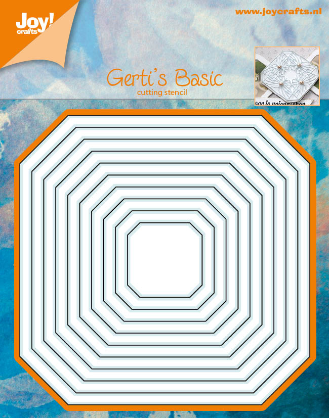 50% OFF  Joy Craft Cutting Stencil - Gerti Nesting Square Oblique Angle (10pcs)
