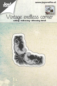50% OFF  Joy Craft Cutting Embossing and Debossing Stencil -  Corner Endless Vintage
