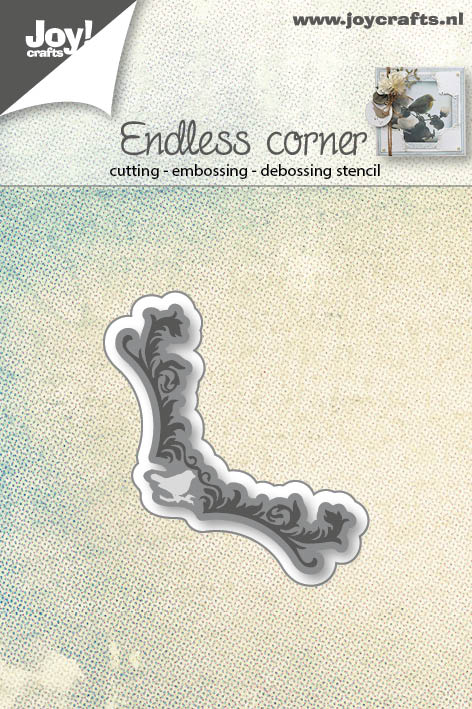 50% OFF  Joy Craft Cutting Embossing and Debossing Stencil - Endless Corner with Bird