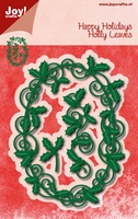 50% OFF  Joy Craft Cutting and Embossing Stencil - Holly Leaves (3pcs)