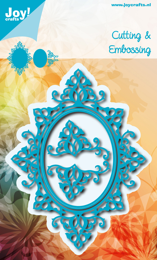 50% OFF  Joy Craft Cutting Stencil - Oval Diamond Ornate