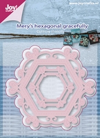 50% OFF  Joy Craft Cutting Stencil - Mery's Hexagonal Gracefully