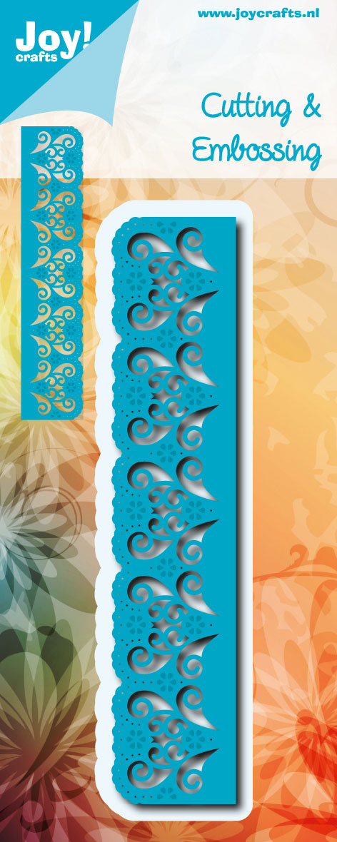 50% OFF  Joy Craft Cutting & Embossing Stencil - Border with Carving & Flowers