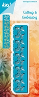 50% OFF  Joy Craft Cutting & Embossing Stencil - Border with Carving & Flowers