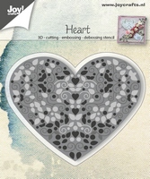 50% OFF  Joy Craft Cutting Embossing & Debossing Stencil - Heart Filled
