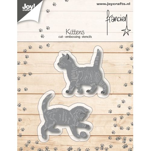 Joy Craft Cutting and Embossing Stencil - Franciens Kittens