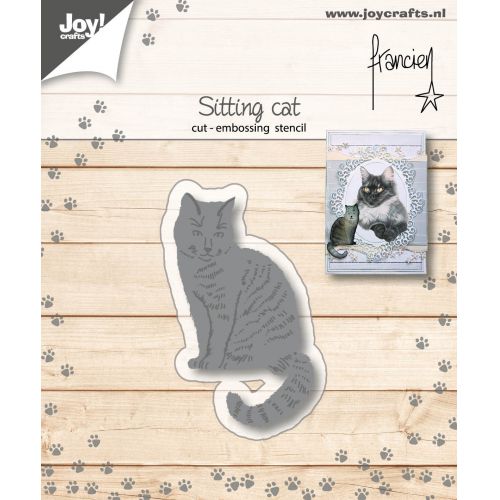 Joy Craft Cutting and Embossing Stencil - Franciens Sitting Cat