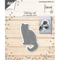 Joy Craft Cutting and Embossing Stencil - Franciens Sitting Cat