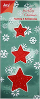 50% OFF  Joy Crafts Cutting & Embossing Stencil - 3 Christmas Stars