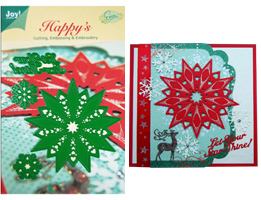 50% OFF  Joy Crafts Cutting, Embossing & Embroidery Stencils by Erica Fortgens - Snowstar Let your Star Shine