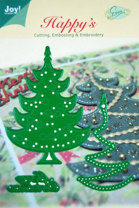 50% OFF  Joy Crafts Cutting, Embossing & Embroidery Stencils by Erica Fortgens - Christmas Tree & Merry Christmas