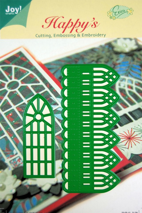 50% OFF  Joy Crafts Cutting, Embossing & Embroidery Stencils by Erica Fortgens - Christmas Window Ruler