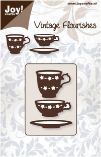 50% OFF  Joy Crafts Floral Flourishes - Mug/Cup & Saucer