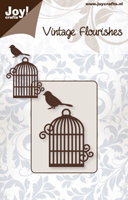50% OFF  Joy Crafts Vintage Flourishes - Bird Cage + Bird