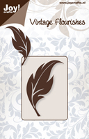 50% OFF  Joy Crafts Cutting Stencil Vintage Flourishes - Leaf